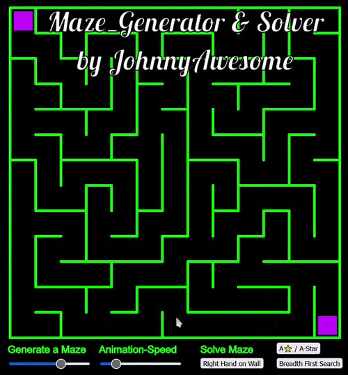 MazeGeneratorSolver